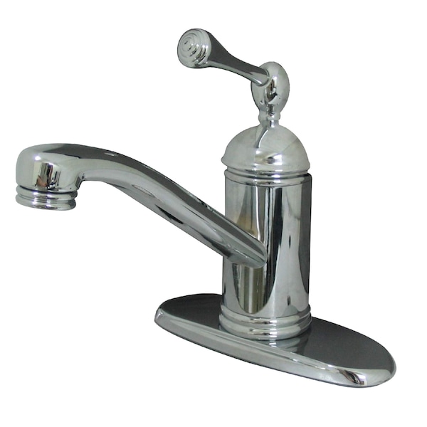 Single-Handle Bathroom Faucet, Polished Chrome